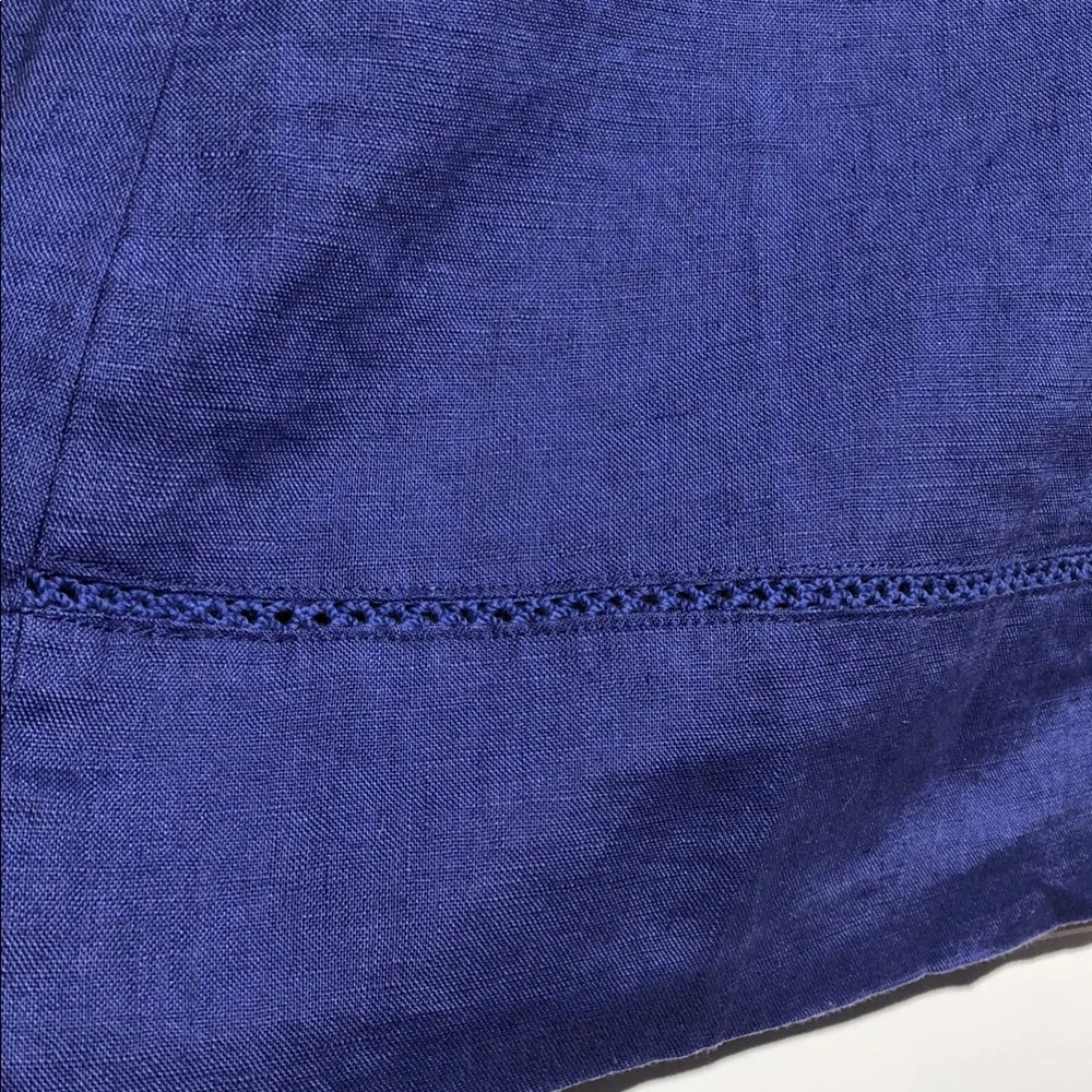 NWT Love Linen J. Jill Blue Sleeveless Casual Dress - Picture 5 of 15